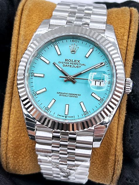 rolex op tiffany blue 31mm|rolex datejust 41 tiffany blue.